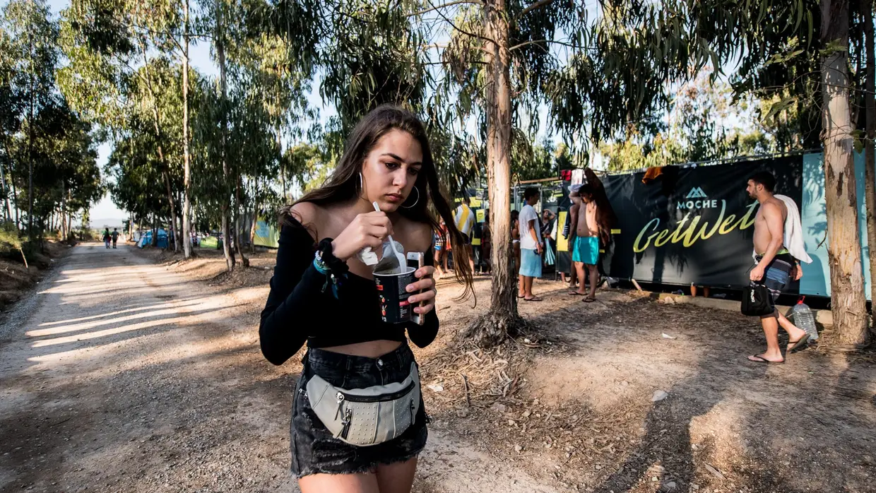 No campismo do MEO Sudoeste'18