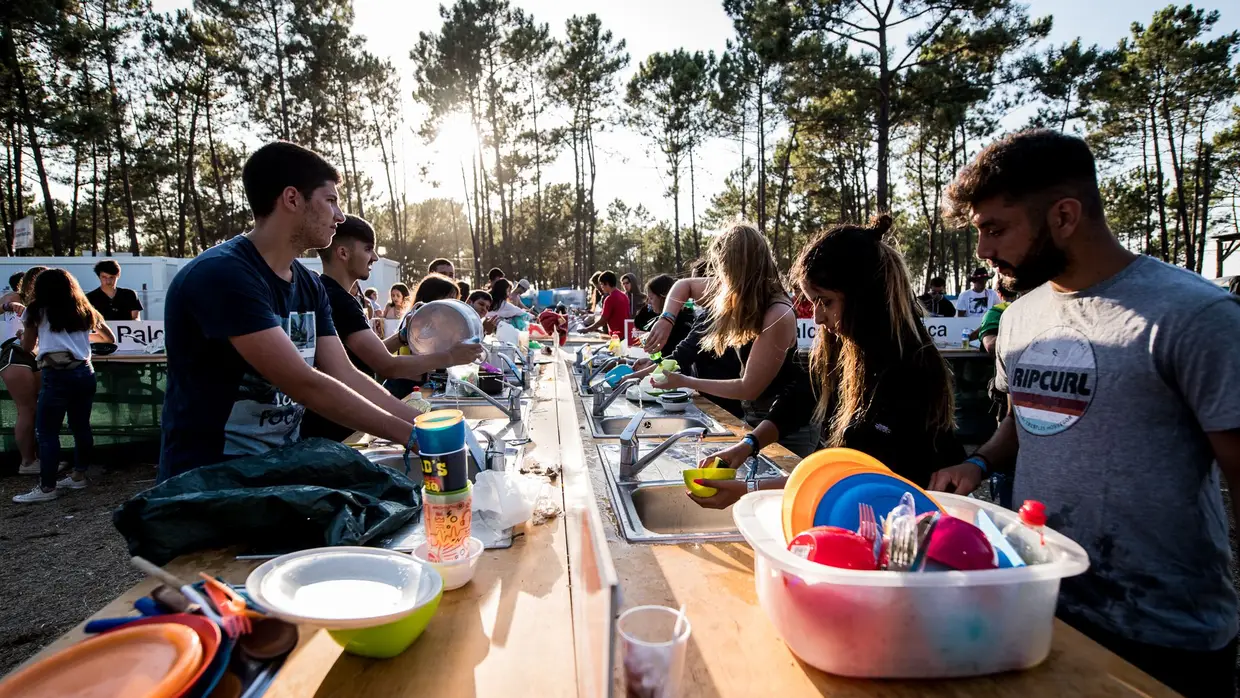No campismo do MEO Sudoeste'18