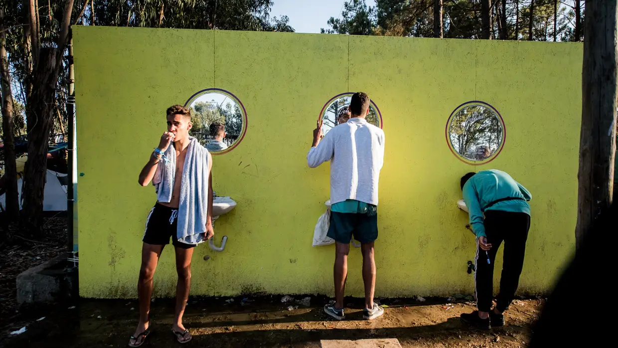 No campismo do MEO Sudoeste'18