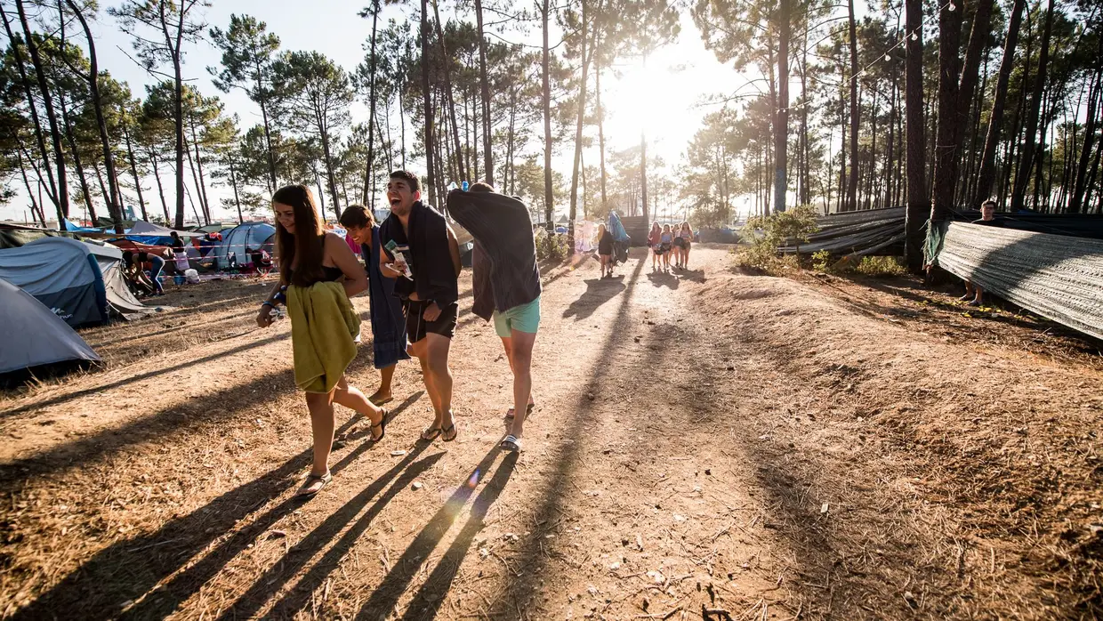 No campismo do MEO Sudoeste'18