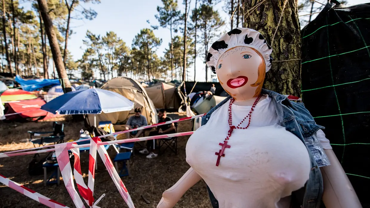 No campismo do MEO Sudoeste'18