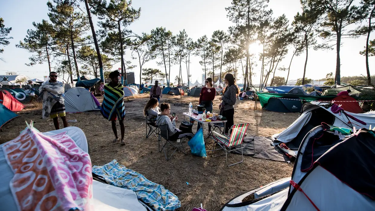 No campismo do MEO Sudoeste'18