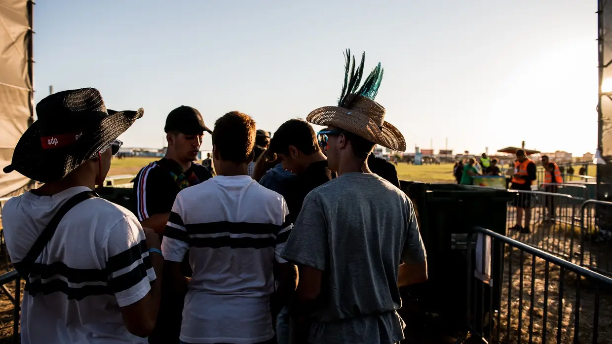 No campismo do MEO Sudoeste'18