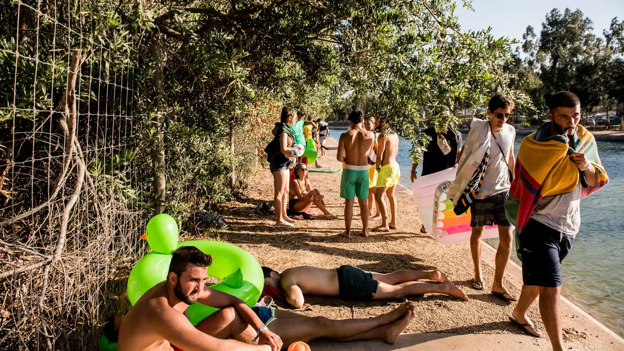 A banhos no MEO Sudoeste'18