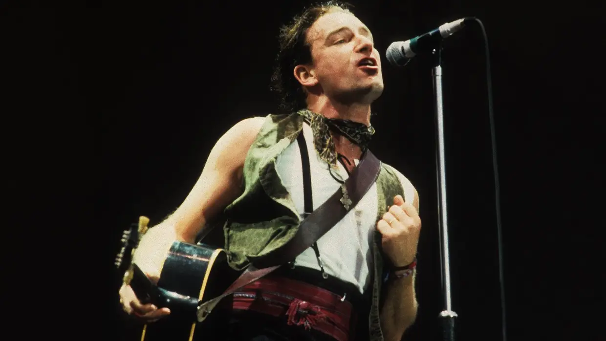 Bono em Roterdão, Holanda, 10 de julho de 1987