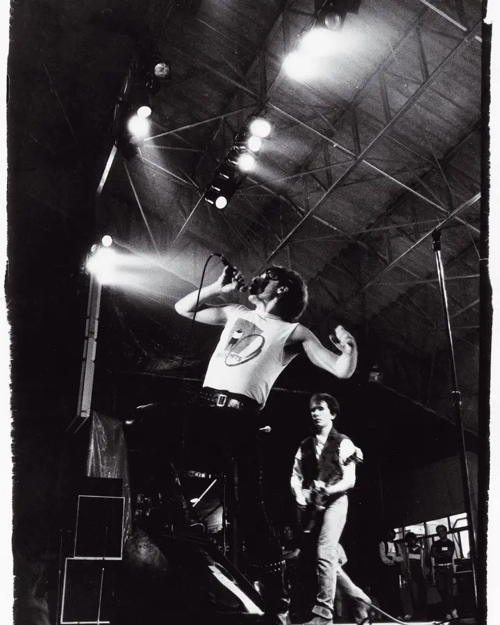 U2 ao vivo no festival Vilar de Mouros, a 3 de agosto de 1982