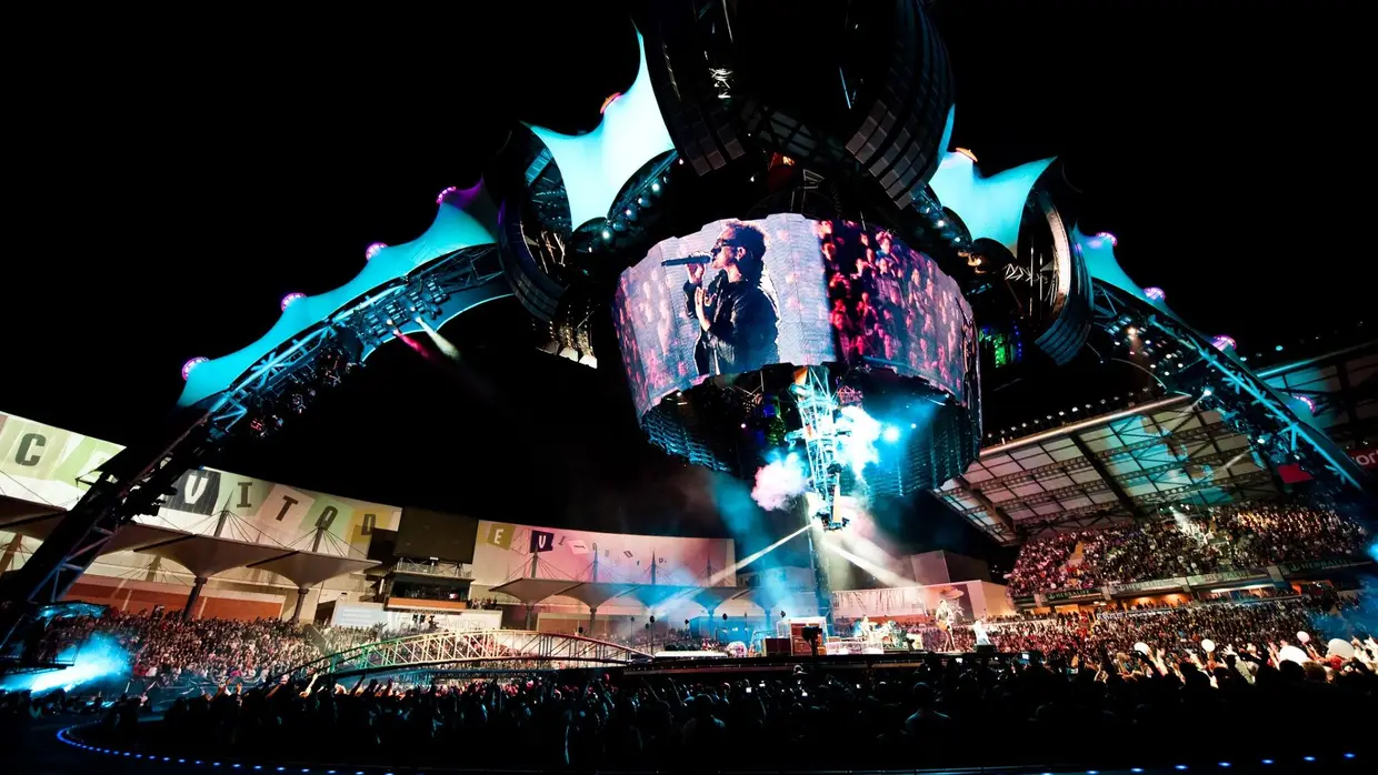U2 ao vivo no Estádio Municipal de Coimbra, a 2 de outubro de 2010
