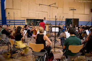 A Orquestra Sinfonietta de Lisboa, que acompanha António Zambujo em alguns temas