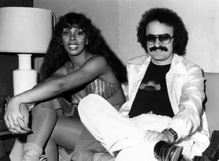 Com Donna Summer, no final dos anos 70