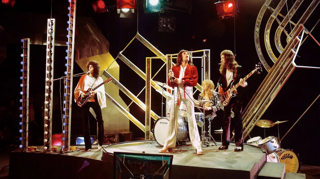 Ao vivo na televisão, em 1974