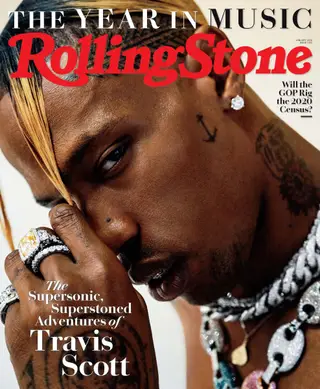 Travis Scott na capa da 'Rolling Stone'