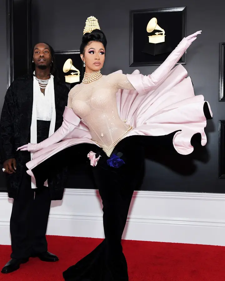 Cardi B e Offset, dos Migos, fizeram as pazes e foram juntos aos Grammys