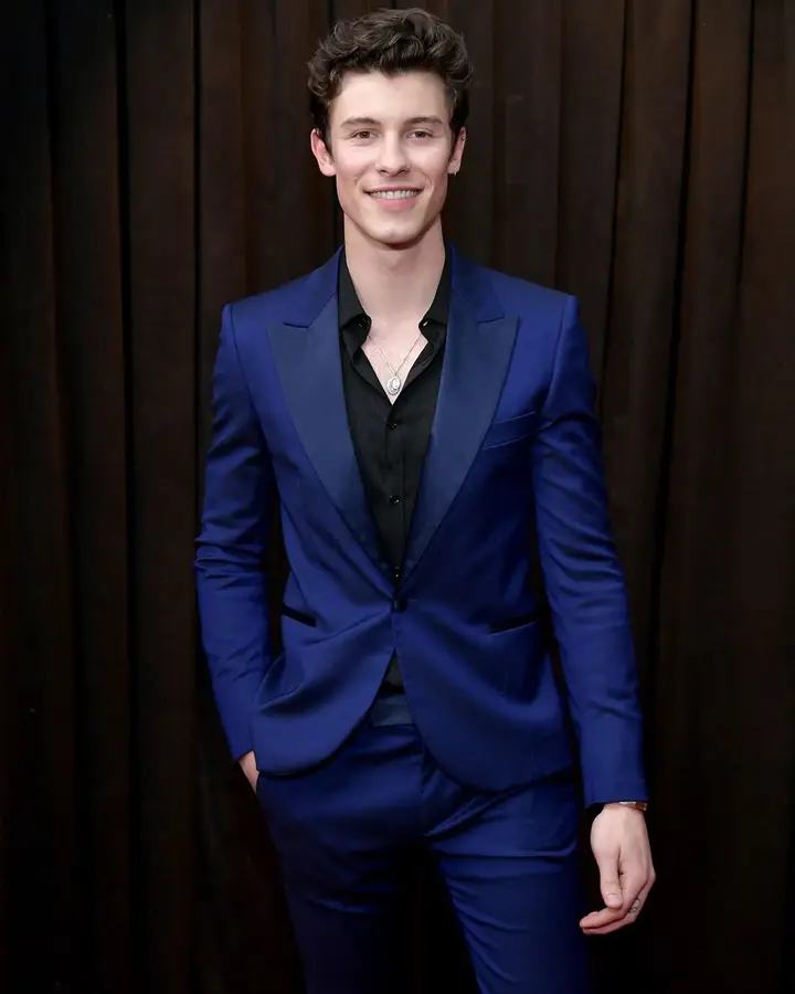 Shawn Mendes na passadeira vermelha