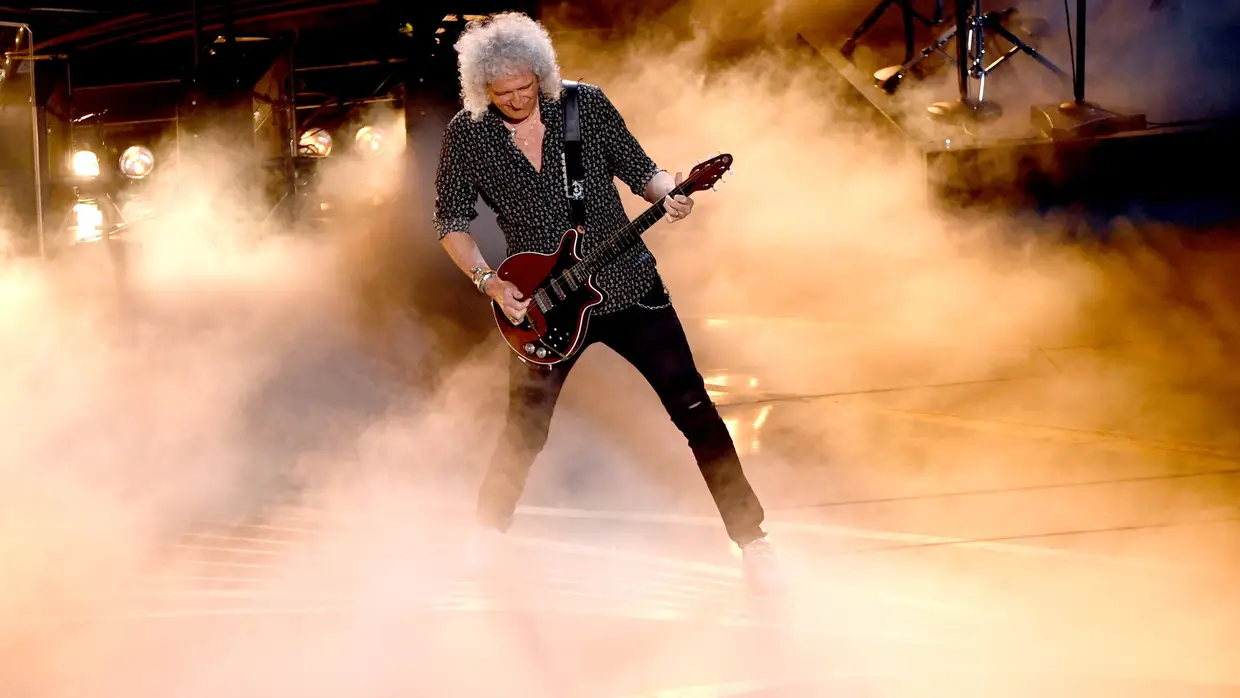 Brian May e os seus Queen chegaram no início da cerimónia