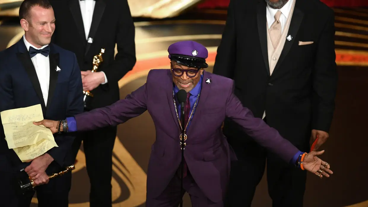 O Óscar que o realizador recebeu foi o de Melhor Argumento Adaptado por "BlacKkKlansman