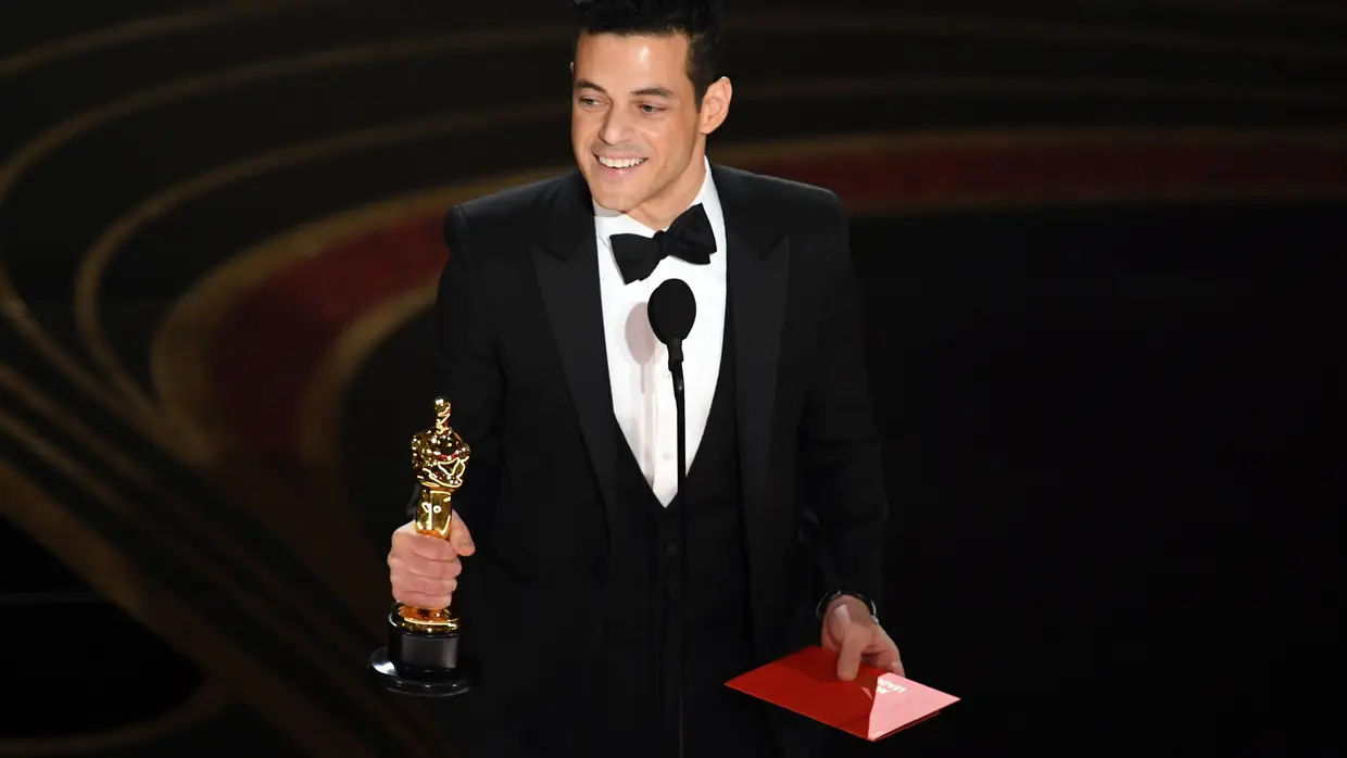 O ator levou para casa a estatueta de Melhor Ator por "Bohemian Rhapsody"
