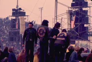 A ação criminosa dos Hell's Angels no festival Altamont