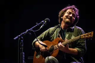 Eddie Vedder no Super Bock Super Rock, em julho de 2014