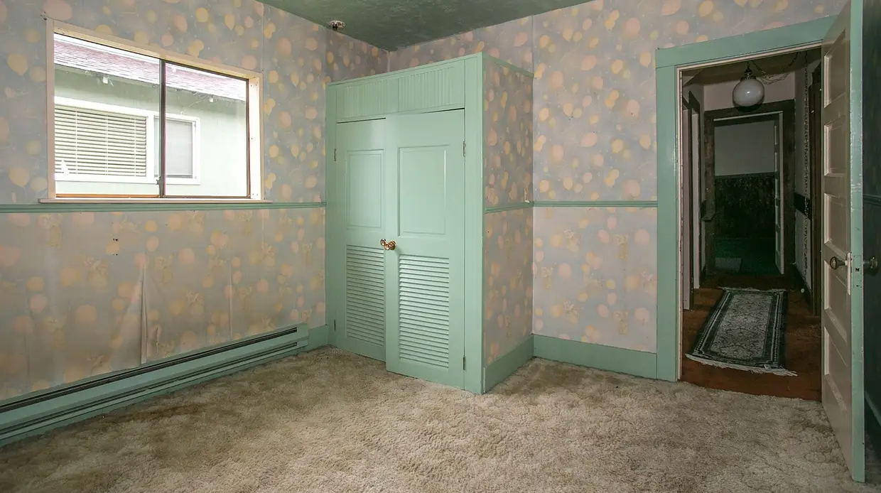 A casa onde cresceu Kurt Cobain em Aberdeen: quarto