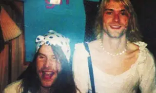 Mark Lanegan e Kurt Cobain em 1992
