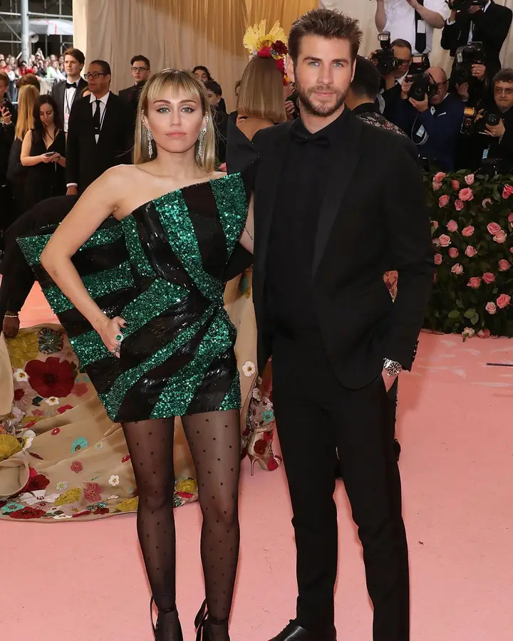 Miley Cyrus e Liam Hemsworth na Met Gala 2019