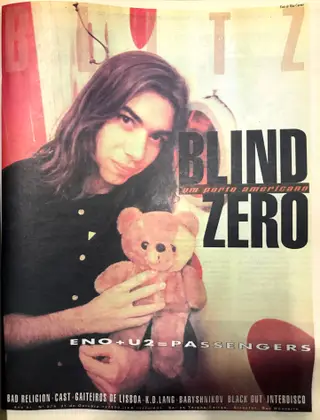 Blind Zero na capa do BLITZ, em outubro de 1995