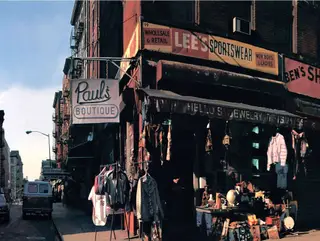 A foto que deu origem à capa de "Paul's Boutique"