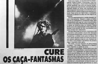 Reportagem do concerto dos Cure em Lisboa na edição de 4 de julho de 1989 do BLITZ