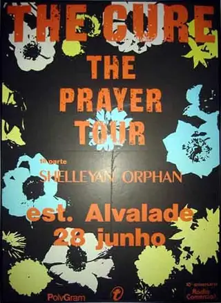 O bilhete do concerto