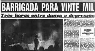 "Três horas entre dança e depressão": o título de 'A Capital' de 29 de junho de 1989