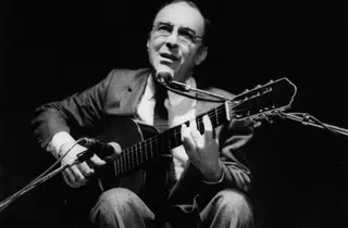 João Gilberto no Coliseu dos Recreios em junho de 1984