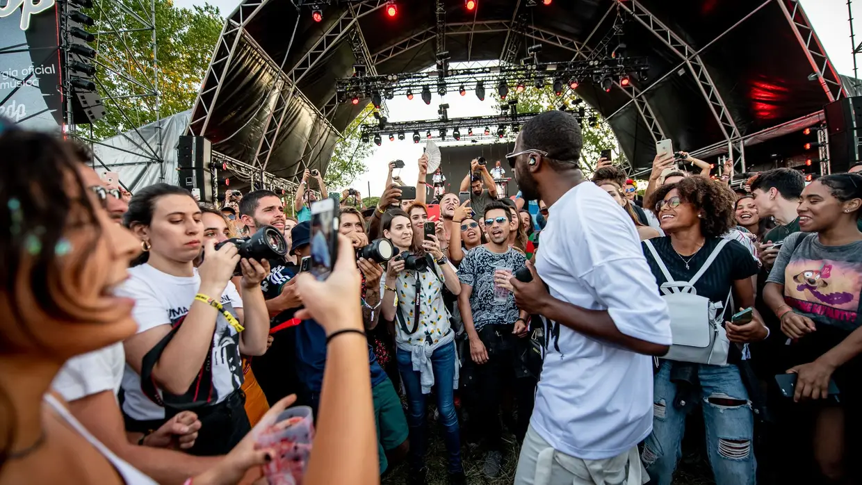 Dino d'Santiago no Super Bock Super Rock 2019