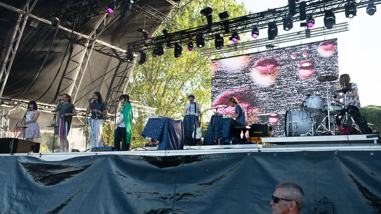 Superorganism no Super Bock Super Rock 2019