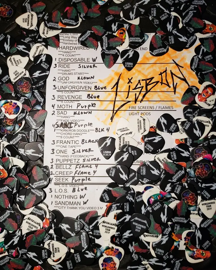 Metallica ao vivo no Estádio do Restelo, 1 de maio de 2019
