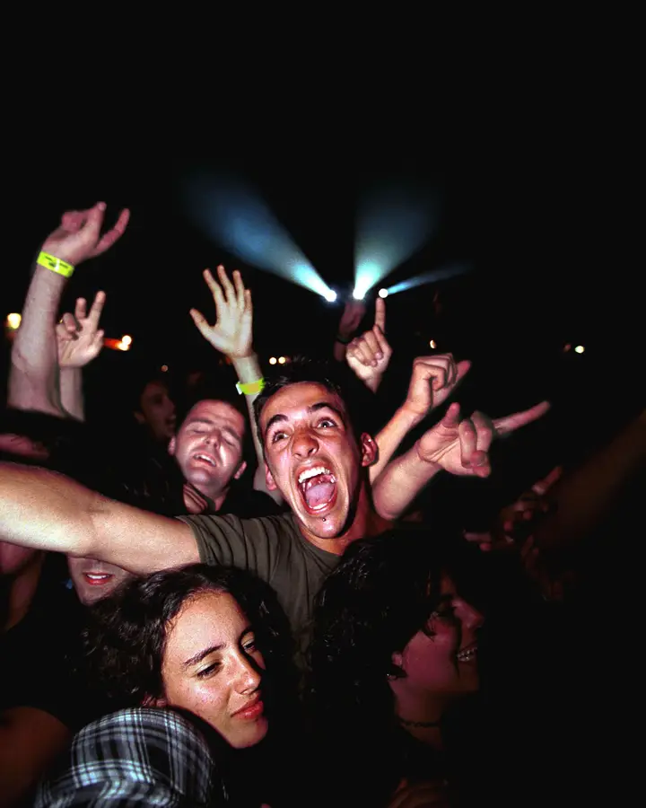 Ambiente no festival Sudoeste 1999