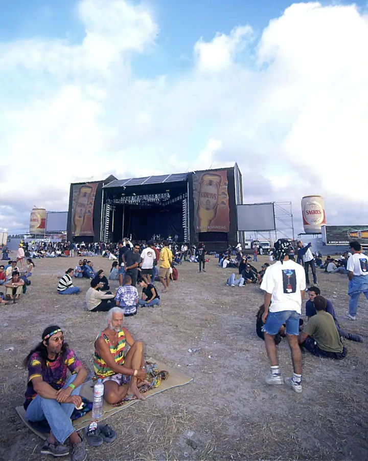Ambiente no festival Sudoeste 1997