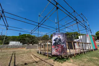 Montagem da Festa do Avante! 2020