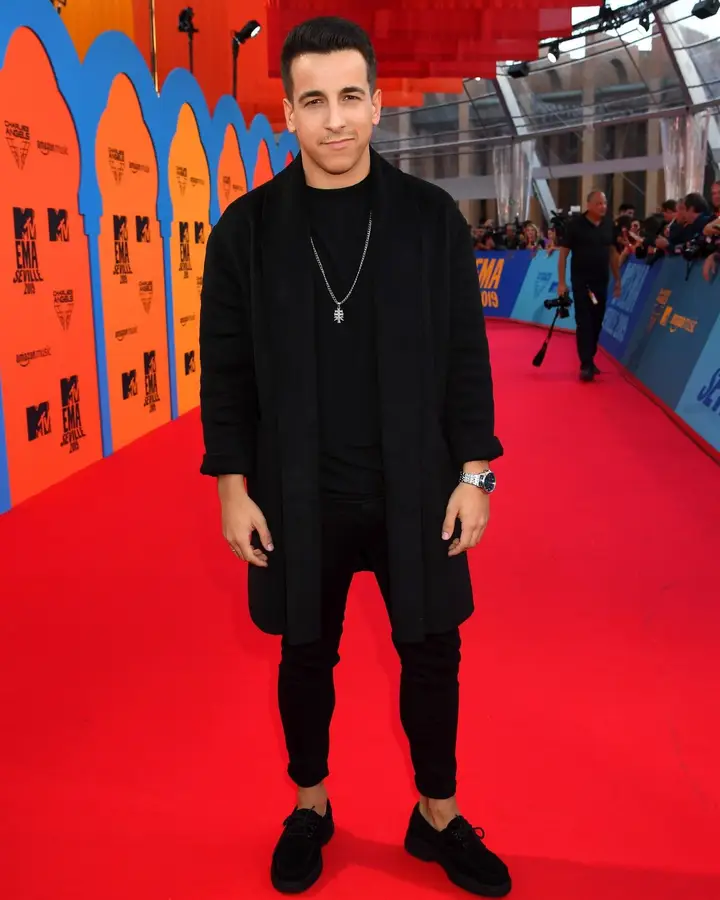 Fernando Daniel nos MTV EMA 2019. Foi eleito "Best Portuguese Act"