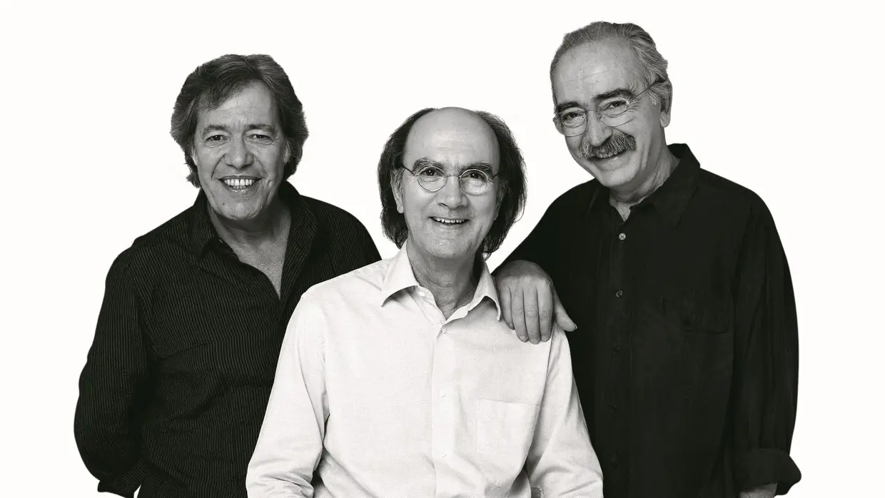 Sérgio Godinho, Fausto e José Mário Branco, o trio dos espetáculos "Três Cantos", realizados em 2009