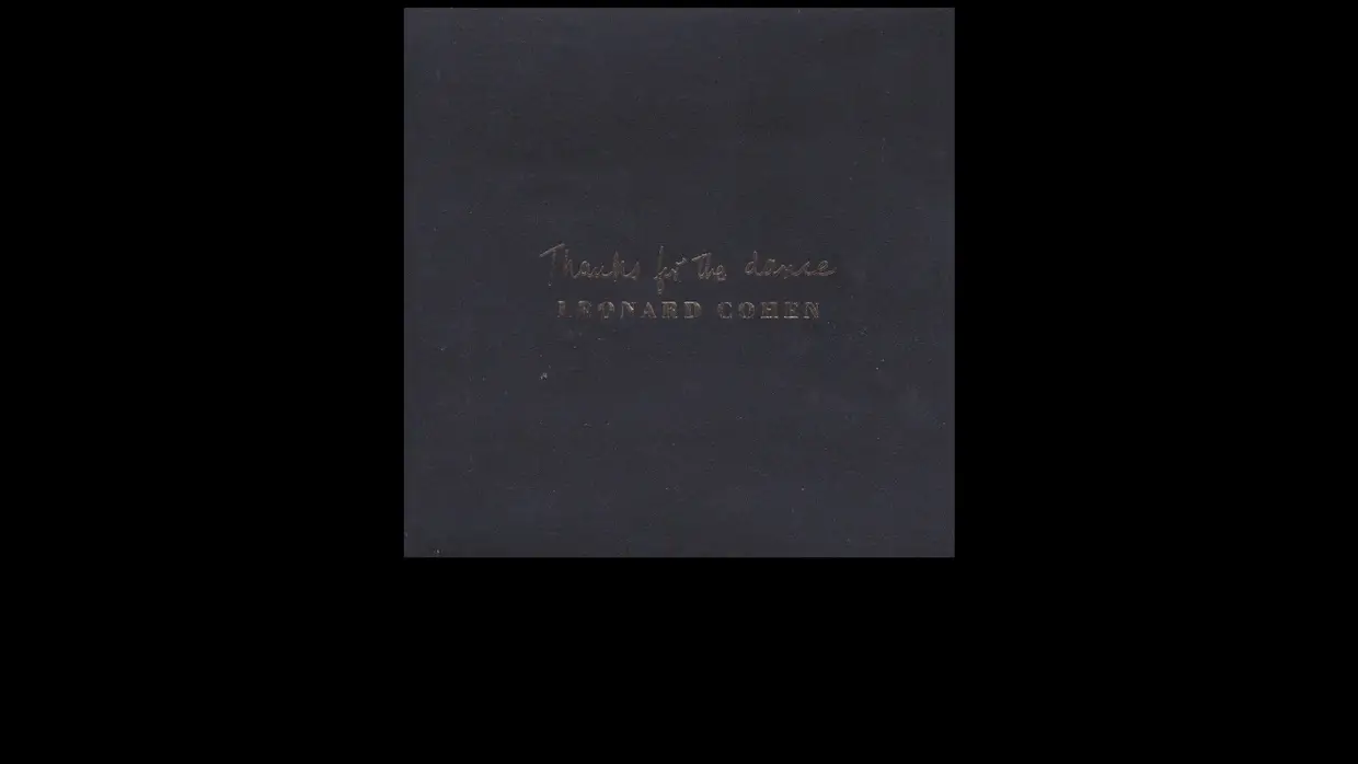 20. Leonard Cohen - Thanks for the Dance