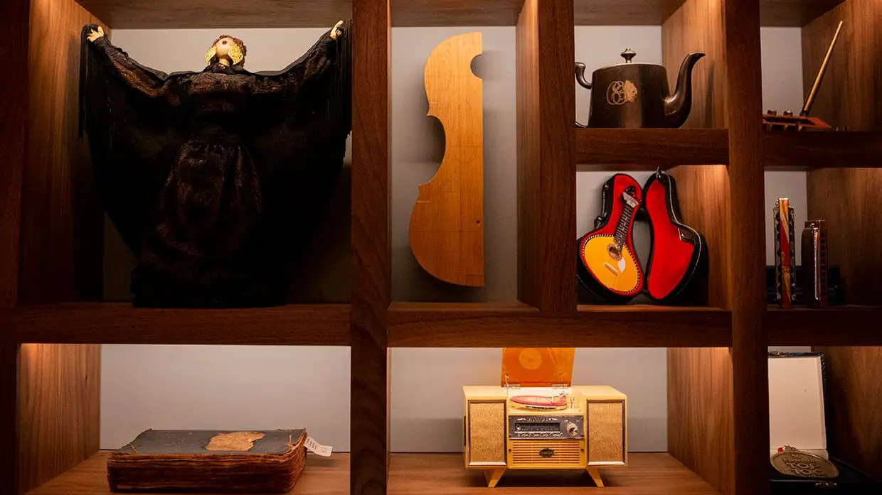 Pormenores de decoração do restaurante "Canto"