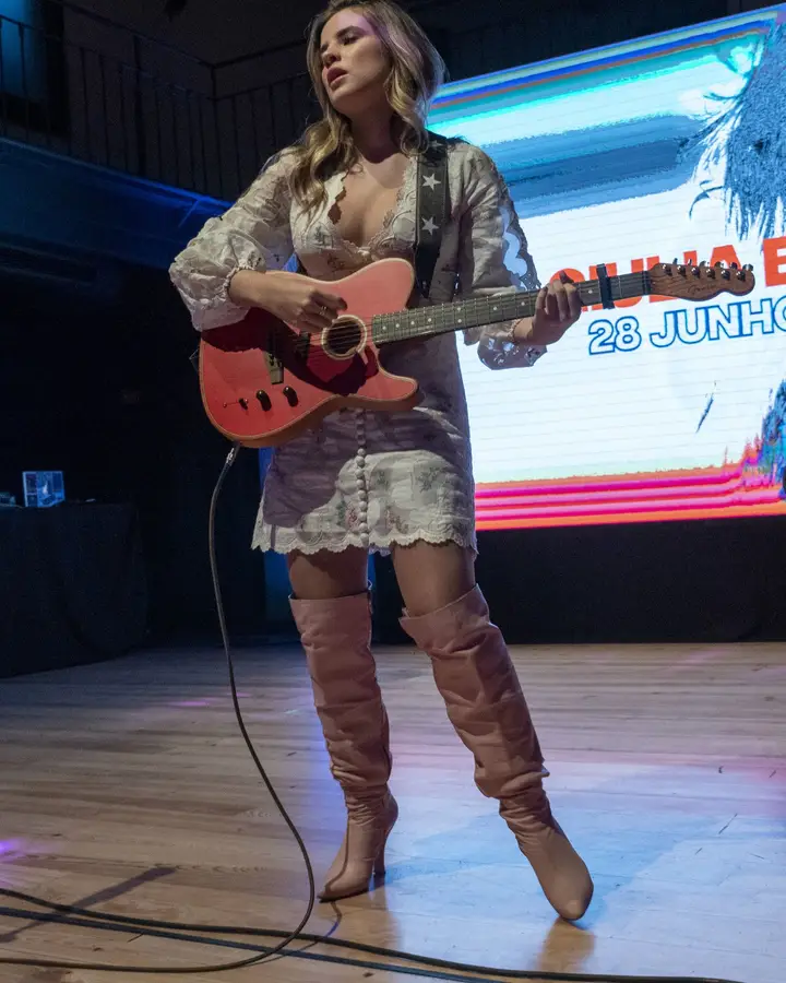Giulia Be na apresentação do cartaz do palco Galp Music Valley do Rock in Rio-Lisboa