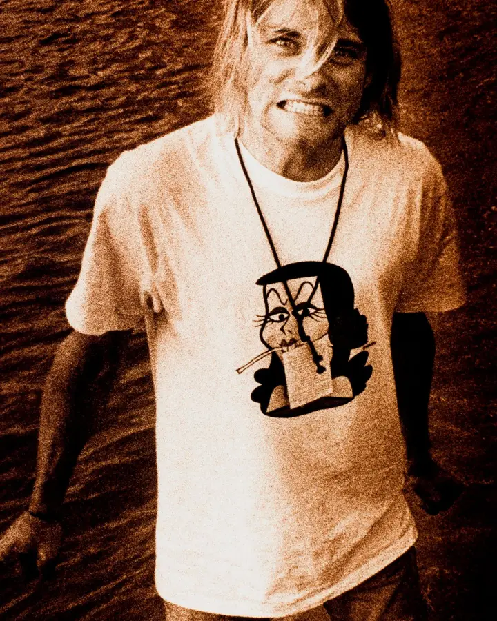 Retrato feito em Roterdão, Holanda, agosto de 1991