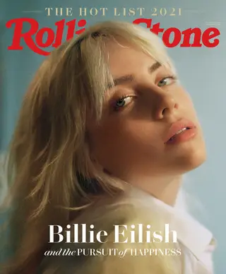 Billie Eilish na capa da "Rolling Stone"