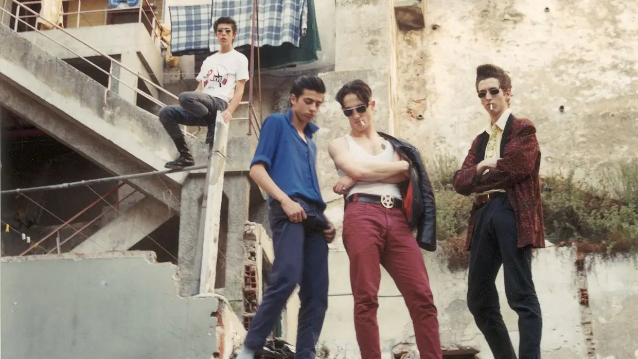 Tédio Boys no início. A banda formou-se em 1989
