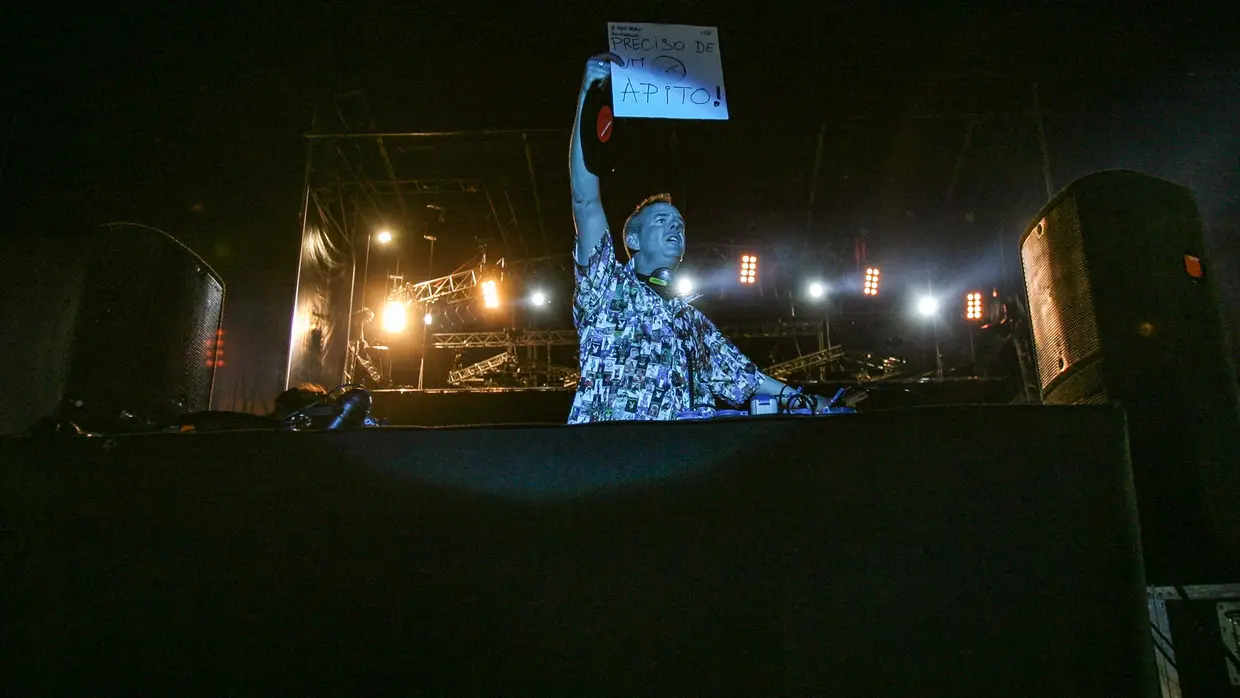 Fatboy Slim, Super Bock Super Rock, Parque Tejo, 2004