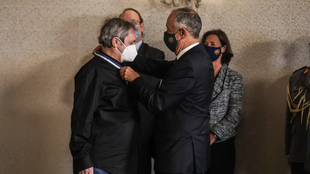 Jorge Palma condecorado pela Presidência da República, 17 de novembro de 2020