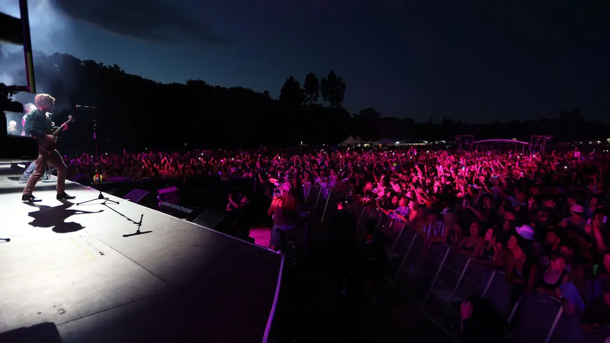 Concerto dos Six60 na Nova Zelândia a 16 de janeiro de 2021