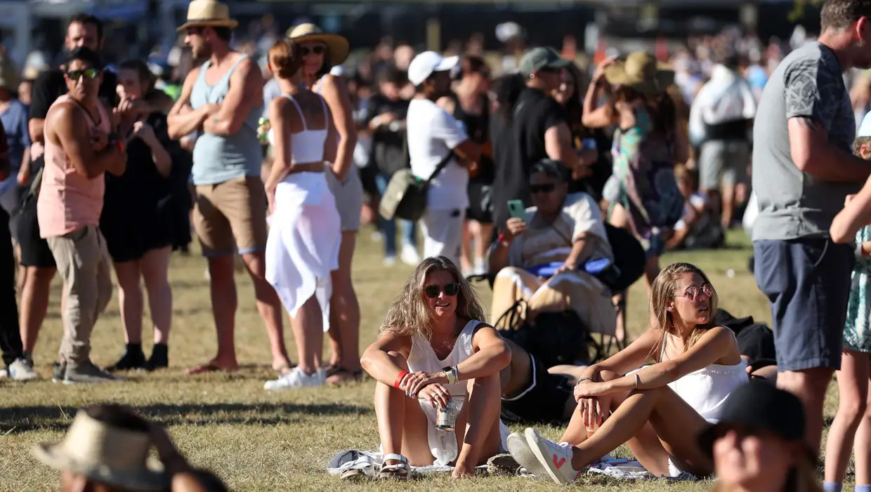 Concerto dos Six60 na Nova Zelândia a 16 de janeiro de 2021