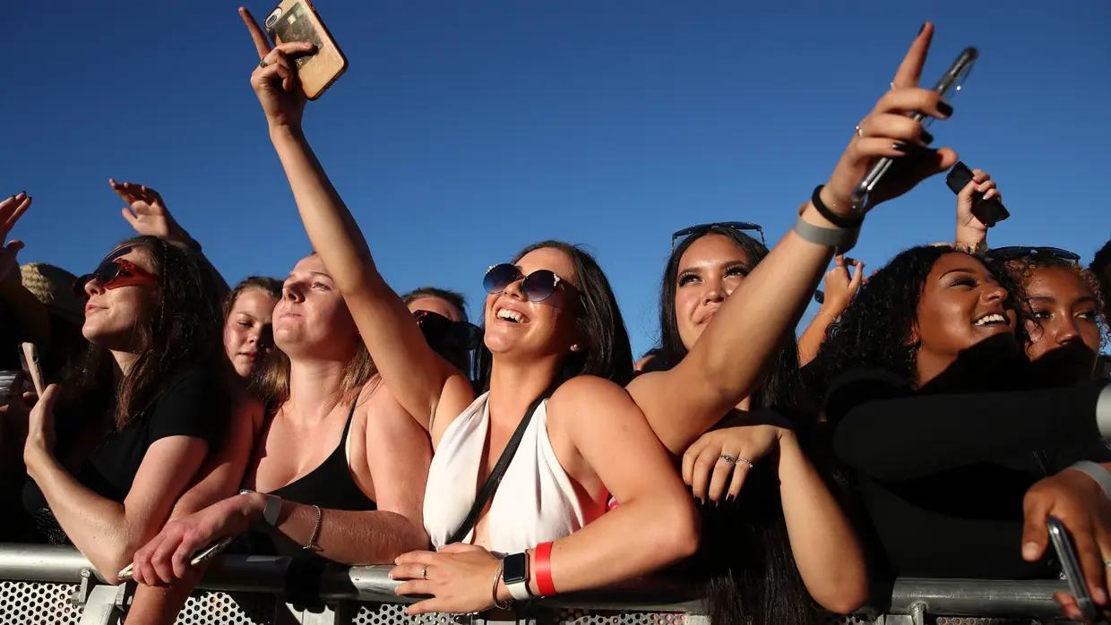 Concerto dos Six60 na Nova Zelândia a 16 de janeiro de 2021